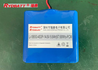 Batterie industrielle 18650 4s3p de scooter de vélo du paquet de batterie de l'ion 18650 de Li/14.8V 6.6Ah E