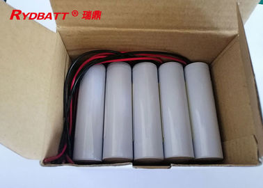 paquet 3.6V 3.7V 5.2Ah ou cycle adapté aux besoins du client de la batterie 1s2p 18650 de 500 fois
