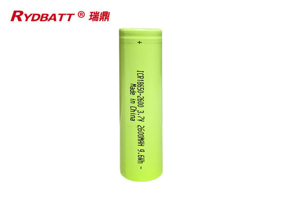 paquet extérieur de batterie des produits 2600mAh 3.7V 9.6Wh Li Ion 18650