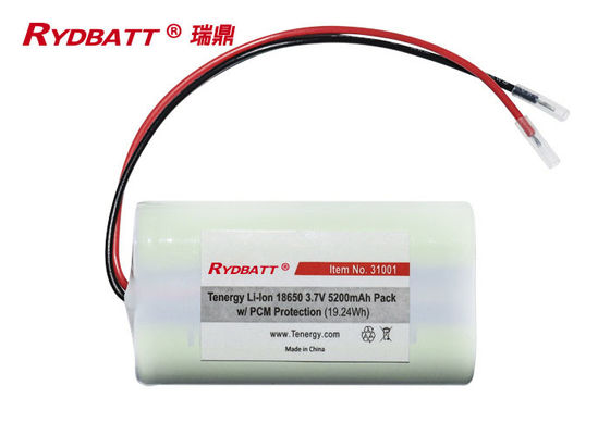 Paquet de batterie du PCM 1S2P 3.7V 5.2Ah Li Ion 18650