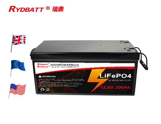 batterie à la maison de l'énergie LiFePO4 de bicyclette de 12.8V 300AH de paquet électrique de batterie