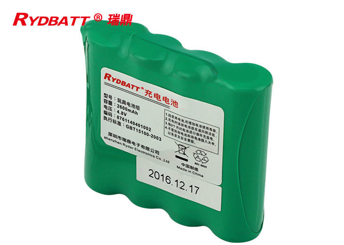 Paquet de batterie de 4S1P 4.8V 2600mAh Nimh aa/batterie durable de Nimh aa