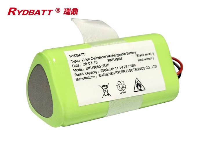 paquet de batterie de 2600mAh 11.1V 3S1P Li Ion 18650 pour les appareils ménagers