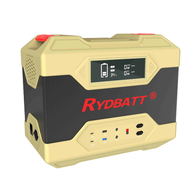 Ryder Portable Power Station 2400W (crête 4000W), 2400Wh charge rapide de secours de la batterie LiFePO4 1,5 heures 100%, Generato solaire