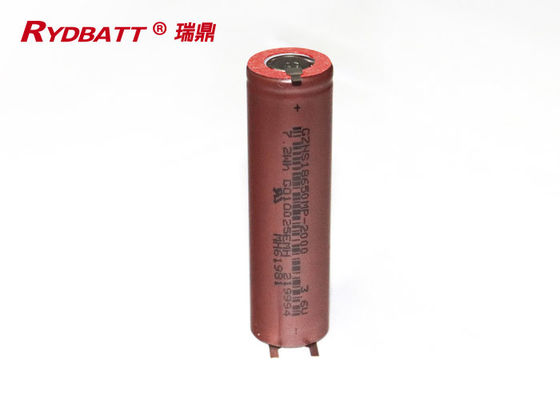 Batterie profonde de volt 18650 du cycle 2000mAh 7.2Wh 3,6