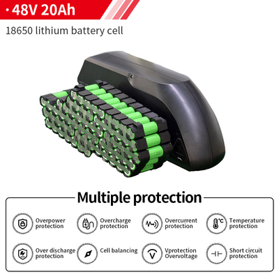 iPx5 imperméable 13S5P lithium Ion Battery Pack For Ebike de 48 volts
