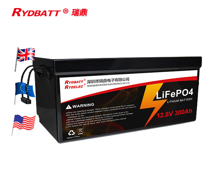 batterie à la maison de l'énergie LiFePO4 de bicyclette de 12.8V 300AH de paquet électrique de batterie